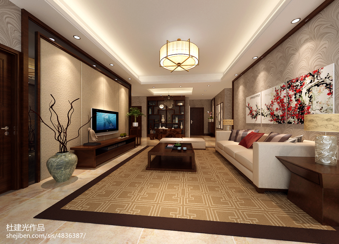 新古典夾板天花設(shè)計(jì) &ndash; 設(shè)計(jì)本裝修效果圖