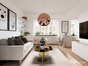 成都二居室裝修案例效果圖,成都二居室裝修設計案例圖片 齊家裝修網